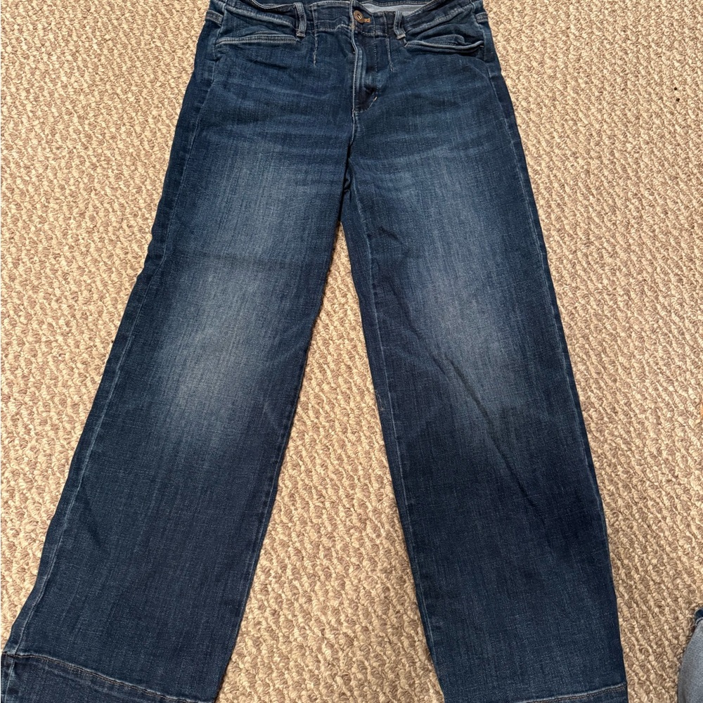 J. Jill Dark Blue Straight Leg Jeans